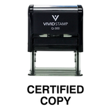 Certified Copy Self Inking Rubber Stamp