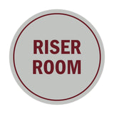 Signs ByLITA Circle Riser Room Sign