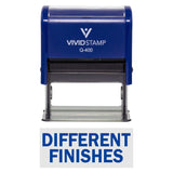 DIFFERENT FINISHES Self-Inking Office Rubber Stamp