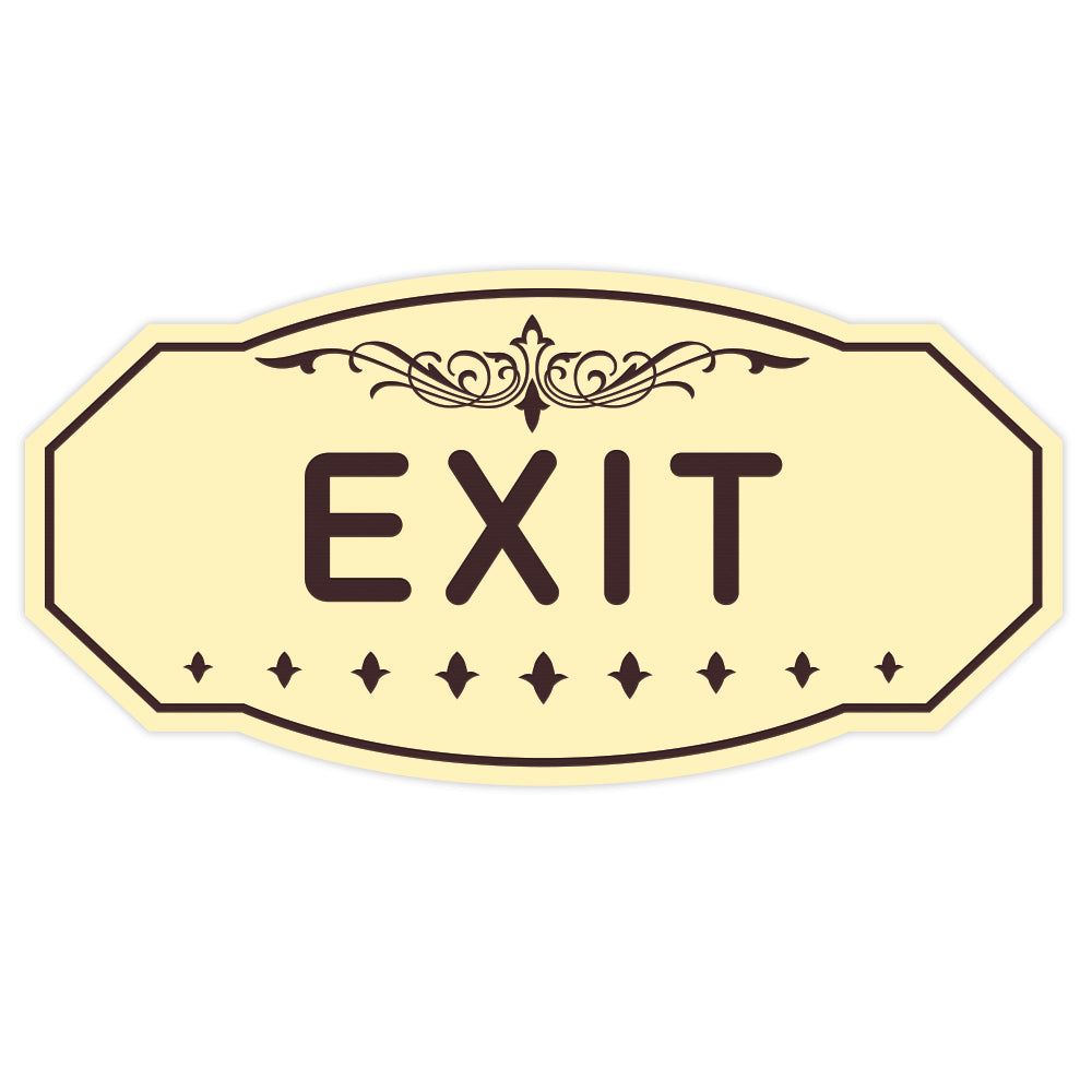 Exit Victorian Sign