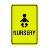Portrait Round Nursery Sign