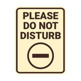 Portrait Round Please Do Not Disturb Wall or Door Sign