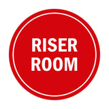 Signs ByLITA Circle Riser Room Sign