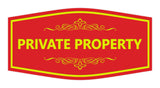 Signs ByLITA Fancy Private Property Sign
