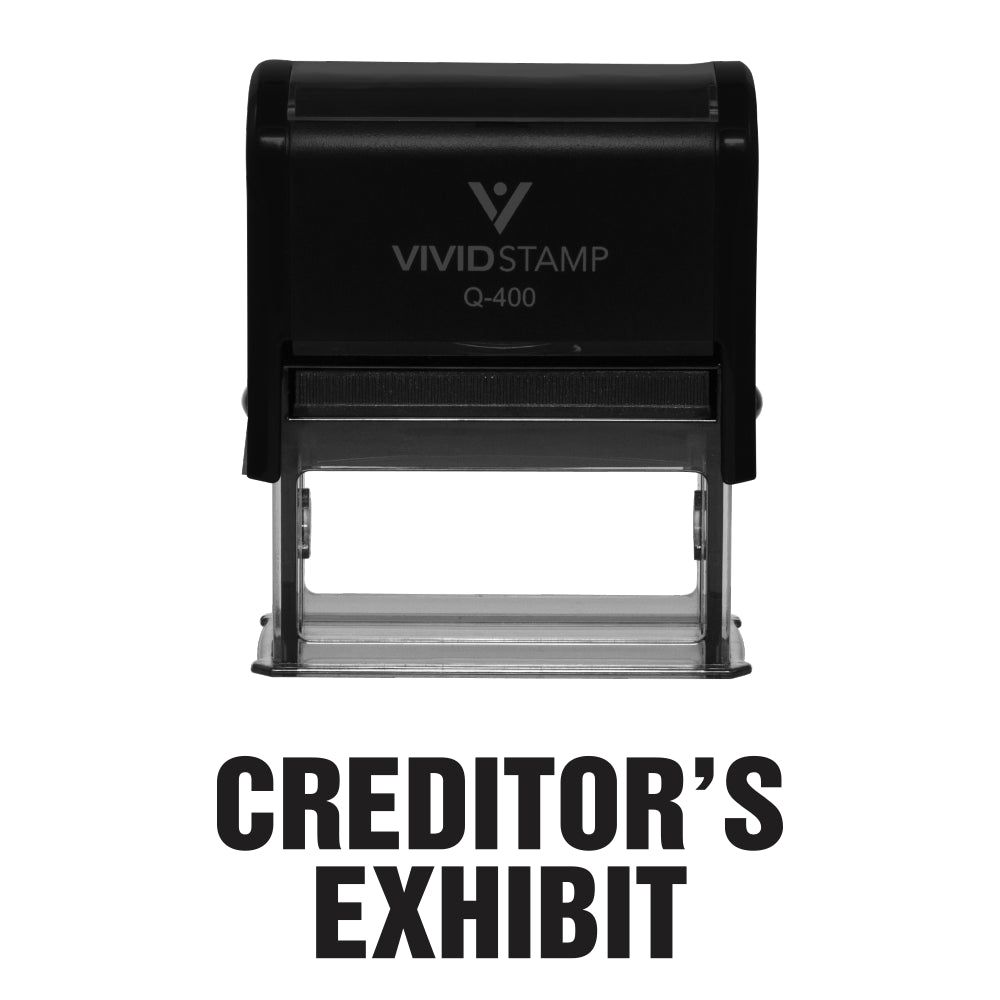 Creditor'S Exhibit Self Inking Rubber Stamp