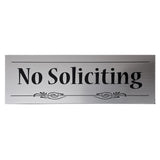 Decorative No Soliciting Sign