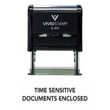 TIME SENSITIVE DOCUMENTS ENCLOSED Self Inking Rubber Stamp