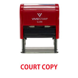 Court Copy Self Inking Rubber Stamp