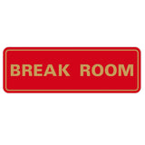 Standard Break Room Sign
