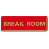 Standard Break Room Sign
