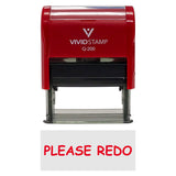 Please Redo Teacher Self-Inking Office Rubber Stamp