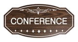 Walnut Victorian Conference Sign