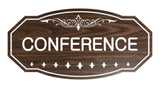Walnut Victorian Conference Sign