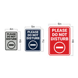 Portrait Round Please Do Not Disturb Wall or Door Sign