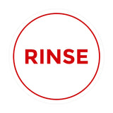 Signs ByLITA Circle Rinse Sign