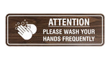 Signs ByLITA Standard Attention Please Wash Your Hands Sign