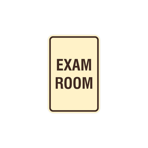 Portrait Round Exam Room Sign – Pacific Sign and Stamp