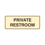 Signs ByLITA Standard Private Restroom Sign