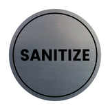 Signs ByLITA Circle Sanitize Sign