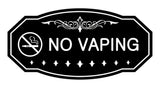 Victorian No Vaping Sign