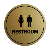 Signs ByLITA Circle All Gender Restroom Sign