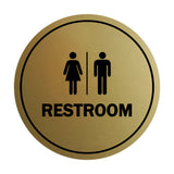 Signs ByLITA Circle All Gender Restroom Sign