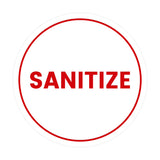 Signs ByLITA Circle Sanitize Sign