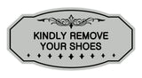 Victorian Kindly Remove Your Shoes Sign
