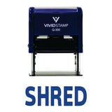 SHRED Self Inking Rubber Stamp