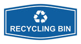 Fancy Recycling bin Wall or Door Sign