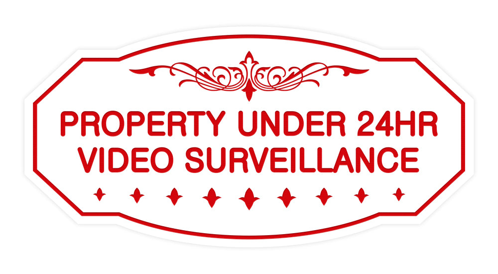 Victorian Property Under Surveillance Sign