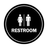 Signs ByLITA Circle All Gender Restroom Sign