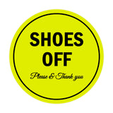 Signs ByLITA Circle Shoes off Please Thank you Sign
