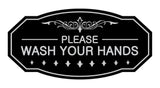 Victorian Please Wash Your Hands Sign