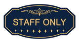 Signs ByLITA Victorian Staff Only Sign