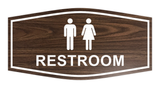 Signs ByLITA Fancy Unisex Restroom Sign
