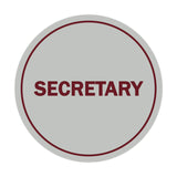 Signs ByLITA Circle Secretary Sign