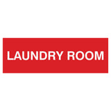 Red Basic Laundry Room Door / Wall Sign