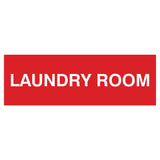 Red Basic Laundry Room Door / Wall Sign
