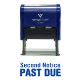 Second Notice Past Due Self Inking Rubber Stamp