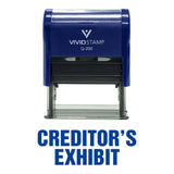 Creditor'S Exhibit Self Inking Rubber Stamp
