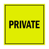 Signs ByLITA Square Private Sign