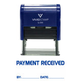 Payment Received By Date Self Inking Rubber Stamp