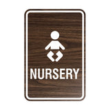 Portrait Round Nursery Sign