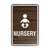 Portrait Round Nursery Sign