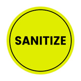 Signs ByLITA Circle Sanitize Sign