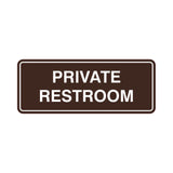 Signs ByLITA Standard Private Restroom Sign
