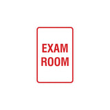 Portrait Round Exam Room Sign
