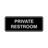 Signs ByLITA Standard Private Restroom Sign