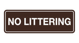 Signs ByLITA Standard No Littering Sign